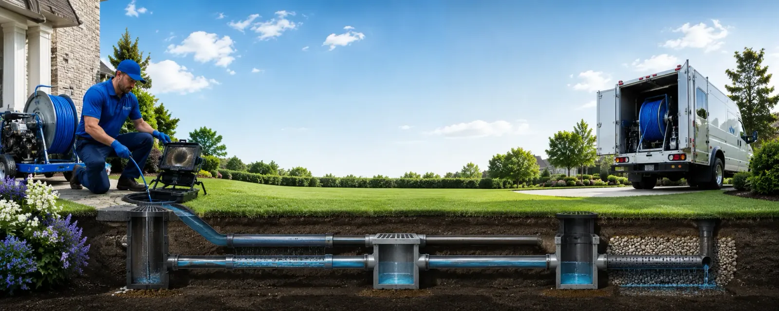 Outdoor drain cleaning information for Mills, WY